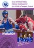 32nd INTERNATIONAL PIRKKA TOURNAMENT in Tampere, Finland INVITATION. YOUTH, JUNIOR and SCHOOLCHILDREN BOXERS WELCOME to Tampere!