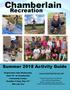 Recreation. Summer 2018 Activity Guide.