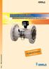 IGTM Gas Turbine Meter. with electronic outputs and mechanical counter. Documentation and Technical Specifications