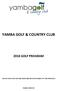 YAMBA GOLF & COUNTRY CLUB