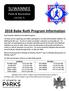 2018 Babe Ruth Program Information