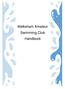 Melksham Amateur Swimming Club Handbook