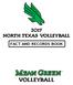 2017 NORTH TEXAS VOLLEYBALL FACT AND RECORDS BOOK. volleyball