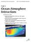Unit 3 Ocean-Atmosphere Interactions