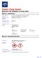Safety Data Sheet MICRO-KILL ONE GERMICIDAL ALCOHOL WIPES
