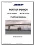 PORT OF IPSWICH PILOTAGE MANUAL. 52 o North 001 o East REVISED AUGUST Port of Ipswich Pilotage Manual