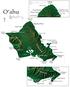 O ahu is the third largest Hawaiian island with 180 km of general. coastline that contours a highly irregular shape that was greatly influenced by