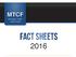 MTCF. Michigan Traffic Crash Facts FACT SHEETS