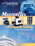 Pumps & Tubing and other Fluid Handling Essentials. Table of Contents