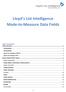 Lloyd s List Intelligence Made-to-Measure Data Fields