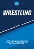 wrestling AND RULES AND INTERPRETATIONS
