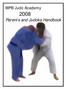 WPB Judo Academy. Parents and Judoka Handbook
