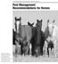 Pest Management Recommendations for Horses