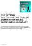THE OFFICIAL AUSTRALIAN LINE DANCER COMPETITION RULES, GUIDELINES & GLOSSARY