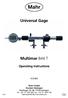 Universal Gage. Multimar 844 T