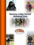 Starting a High School Shooting Club