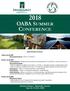 OABA SUMMER CONFERENCE