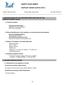 SAFETY DATA SHEET NIAPROOF ANIONIC SURFACTANT 4. Revision Date: May 2014 Previous date: January 2012 Print Date: May 2014