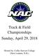 Track & Field Championships Sunday, April 29, 2018