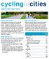 cyclingincities opinion survey ABOUT THE STUDY WHO DID WE ASK? WHAT DID WE DO?