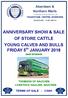 ANNIVERSARY SHOW & SALE OF STORE CATTLE YOUNG CALVES AND BULLS FRIDAY 5 th JANUARY 2018