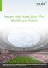 Security risks at the 2018 FIFA World Cup in Russia