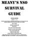Meany s nso survival guide