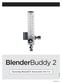 BlenderBuddy 2. Operating Manual & Instructions For Use ENGLISH R233M01 REV. A