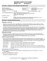 MATERIAL SAFETY DATA SHEET MSDS L-106 REVISION 14