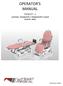 OPERATOR'S MANUAL. TOTALIFT - II LATERAL TRANSFER / TRANSPORT CHAIR Model No R02 AN