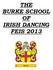 THE BURKE SCHOOL OF IRISH DANCING FEIS 2013