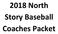 2018 North Story Baseball Coaches Packet