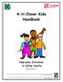 4-H Clover Kids Handbook