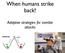 When humans strike back! Adaptive strategies for zombie attacks