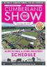 SHOW CUMBERLAND SCHEDULE AGRICULTURAL & HOME INDUSTRIES H 180 YEARS OF CELEBRATING FARMING, FOOD AND COUNTRYSIDE H THE.