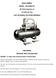 MODEL NUMBER: M20005 AIR SOURCE KIT. 30% Duty Compressor on. 2.0 Gallon Air Tank SAVE THIS MANUAL FOR FUTURE REFERENCE