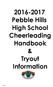 Pebble Hills High School Cheerleading Handbook & Tryout Information