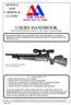 PLEASE READ THIS MANUAL BEFORE USING YOUR NEW RIFLE, IT CONTAINS IMPORTANT SAFETY INFORMATION AND INSTRUCTION ON ADJUSTMENT AND MAINTENANCE.