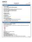 ~ GHS07. Safety Data Sheet. Product identifier. Details of the supplier of the safety data sheet