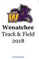 Wenatchee Track & Field 2018