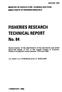 MINISTRY OF AGRICULTURE, FISHERIES AND FOOD DIRECTORATE OF FISHERIES RESEARCH FISHERIES RESEARCH TECHNICAL REPORT