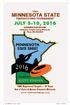 MINNESOTA STATE JULY 5-10, 2016
