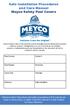 Safe Installation Procedures and Care Manual Meyco Safety Pool Covers
