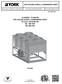 YLUA YLUA0158 AIR-COOLED SCROLL CONDENSING UNITS. STYLE A and B (60 HZ) TON KW