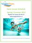 Swim Lesson Schedule Spring / Summer 2015