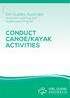 OUT 06 ALQP Conduct Canoe / Kayak Activities: October 2016 Page 1 of 12