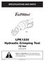 LPK1230 Hydraulic Crimping Tool 12 ton