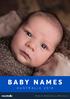 BABY NAMES AUSTRALIA T E W mccrindle.com.au