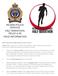 REGINA POLICE SERVICE HALF MARATHON, RELAY & 5K RACE INFORMATION