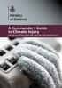 A Commander s Guide to Climatic Injury Extracted from JSP 539: Climatic Illness and Injury in the Armed Forces v2.1